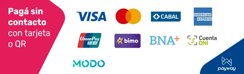 Avisos Legales con todas las tarjetas de Crédito y Debito por PayWay